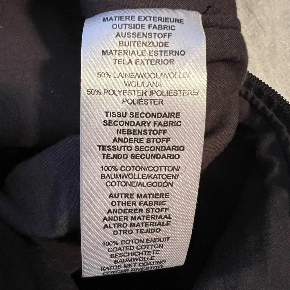 Saint James weekend tote bag. Cotton. Black. Zipper all around. Well made. - Picture 11 of 12